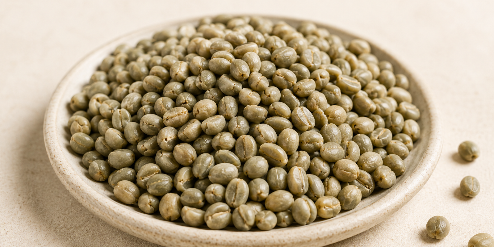Indian Plantation PB washed Arabica peaberry green coffee beans